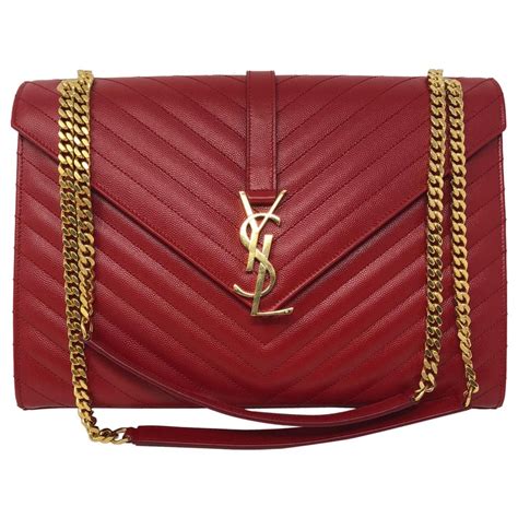 ysl large leather bag|ysl shoulder bag price.